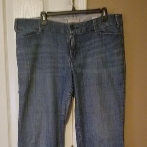 Gap curvy denim wide leg trousers.